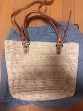 Balenciaga le City Small Woven Rafia Excellent From 2