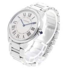 Cartier Ronde DE WSRN0034 36mm SS Silver #C16655 2