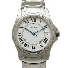 Cartier — Cartier Santos Rondo Watches LM W20026K1 Automatic White Dial 【】 — Watch — resale