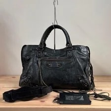 Balenciaga — Balenciaga the City 115748 Y2K Motorcycle — Handbag — resale