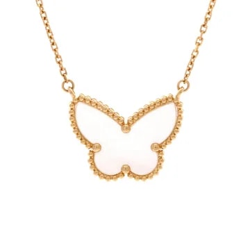Van Cleef & Arpels — Lucky Alhambra Butterfly 18K Yellow Gold With Mother of Pearl — Jewelry — resale