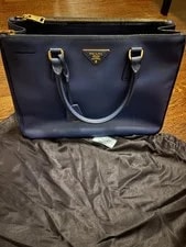 Prada — Prada Double Zip Satchel Top Handle W/ Detachable Strap — Handbag — resale