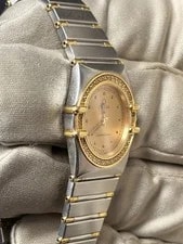 Omega Constellation Diamond Bezel Champagne Dial Quartz 24mm 3