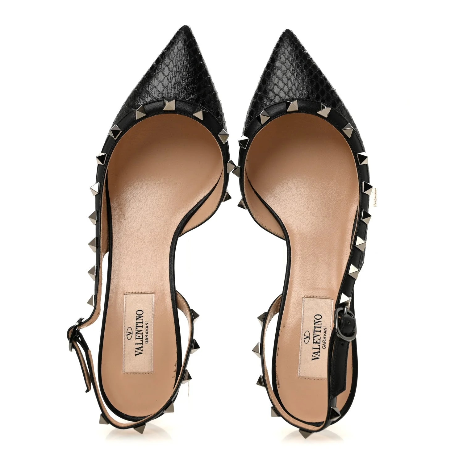 Rockstud Half D'Orsay Slingback 50mm 38 2