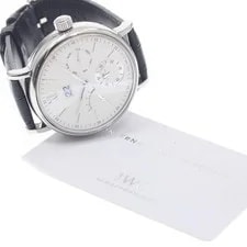 IWC — IWC Portofino Handwind Day&Date IW516201 45mm SS Silver Dial #C2091 — Watch — resale