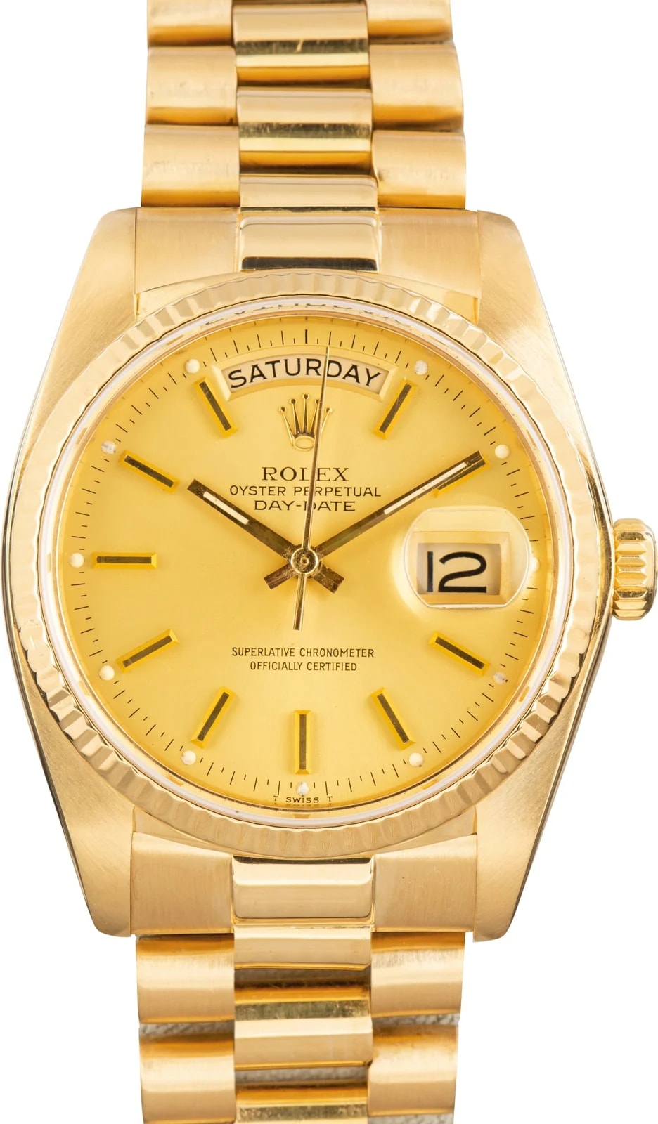 Rolex Day-Date 36 Ref 18038 President Champagne Dial 3