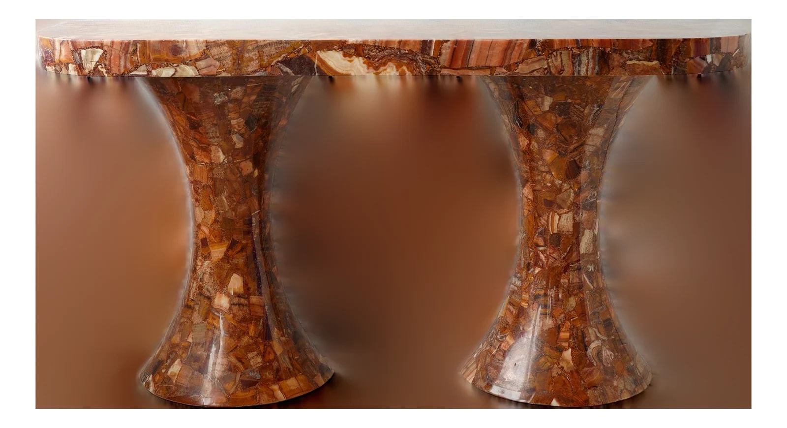 Muller of Mexico — Muller's of Mexico Double Pedestal Console , 1960s — Furniture — resale