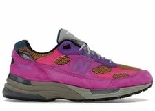 Size 9 - Action Bronson X New Balance 992 Digitalis Purpurea 4