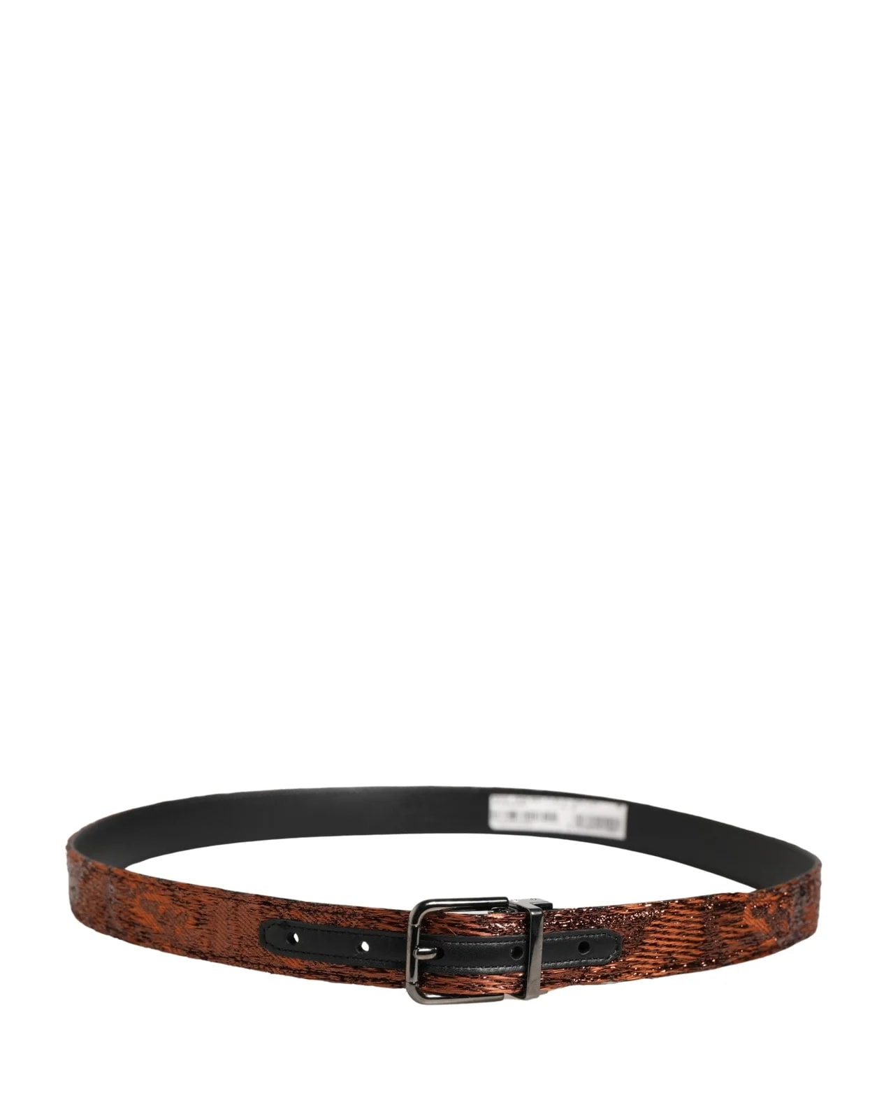Dolce & Gabbana Classic Polyester Metal Buckle Belt 2