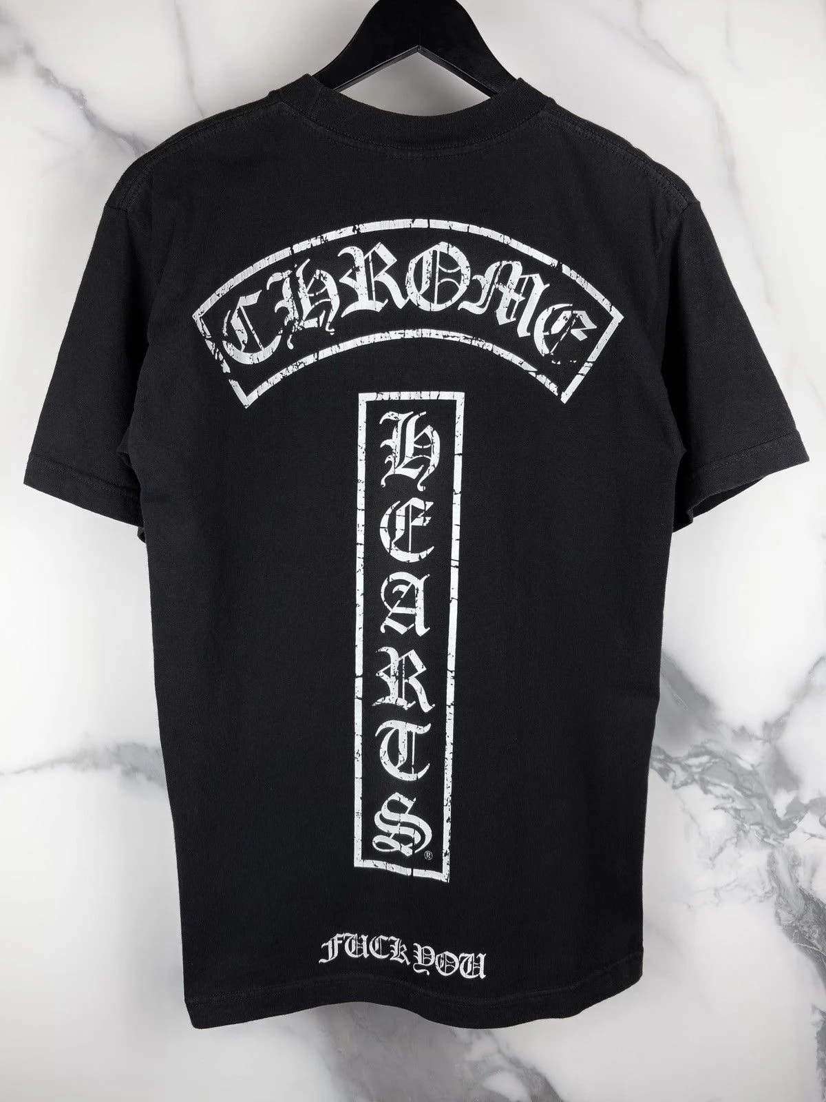 Chrome Hearts — Hearts Fuck You T Bar Star Pocket Tshirt — streetwear — resale