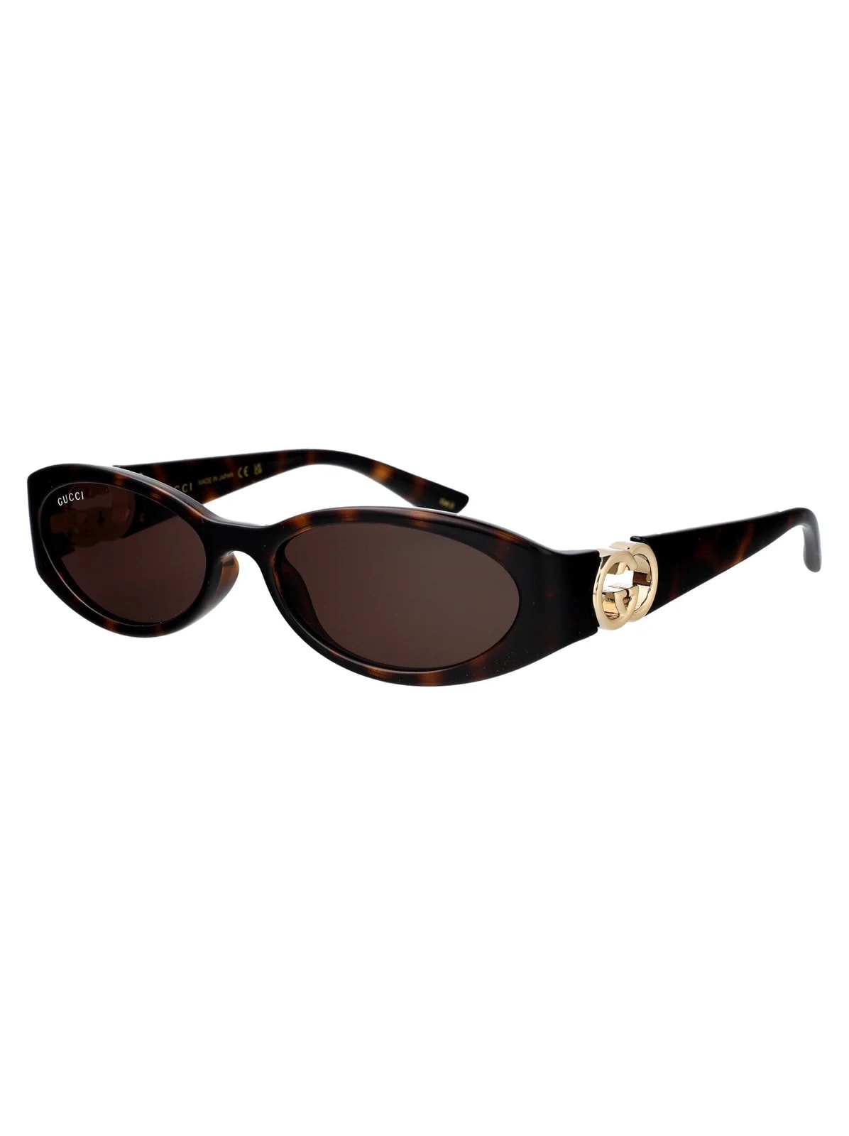 Gucci Gg1660s Tortoiseshell Acetate Sunglasses — Injected 2