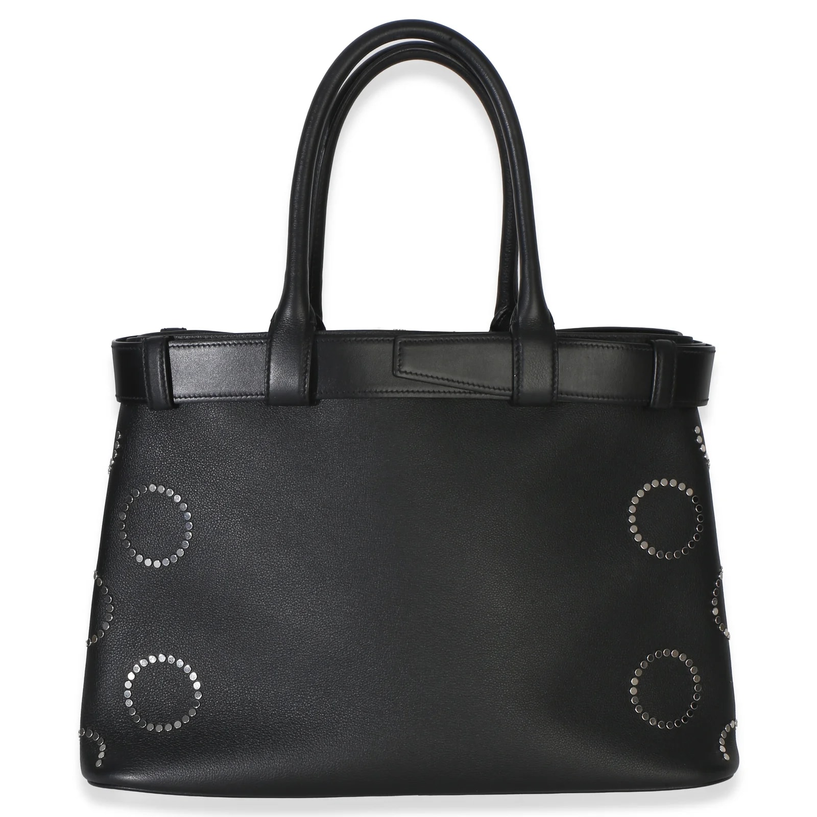 Prada Soft Grain Studded Large Buckle With Belt 2