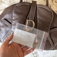 Authentic Christian Dior Double Saddle Bowler 3