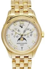 Patek Philippe — Patek Philippe Annual Calendar Moon 18k Yellow Gold 37mm 5036/1J — Watch — resale