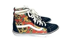 Vans Sk8-Hi Star Wars Aloha Yoda Floral High Top Skate Shoes 3