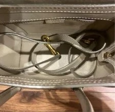 Celine Luggage 2way Logo Zip Color Greige Fashion Goods 3