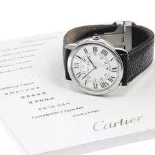 Cartier Ronde SoloLM W6700255 Date Silver Dial Quartz Watch_961752 2