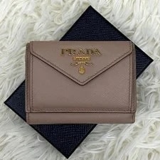 With Rfid Prada Tri Fold Wallet Mini Wallet From Japan 2