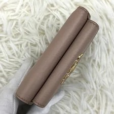 With Rfid Prada Tri Fold Wallet Mini Wallet From Japan 4
