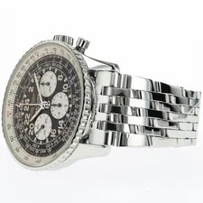 Breitling Navitimer Cosmonaute Black Dial Chronograph Manual Steel A12322 3