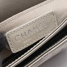 Chanel Matelasse Round Flap Small Metallic Crossbody 4