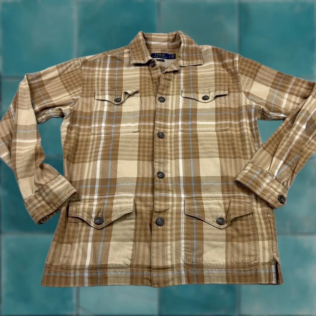 Polo Ralph Lauren — Polo Ralph Lauren Shirt S Plaid Flannel Long Sleeve Button Up — streetwear — resale