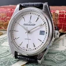 Jaeger-LeCoultre Automatic White Dial Date 36mm Index Leather 2