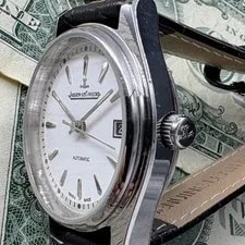 Jaeger-LeCoultre Automatic White Dial Date 36mm Index Leather 4