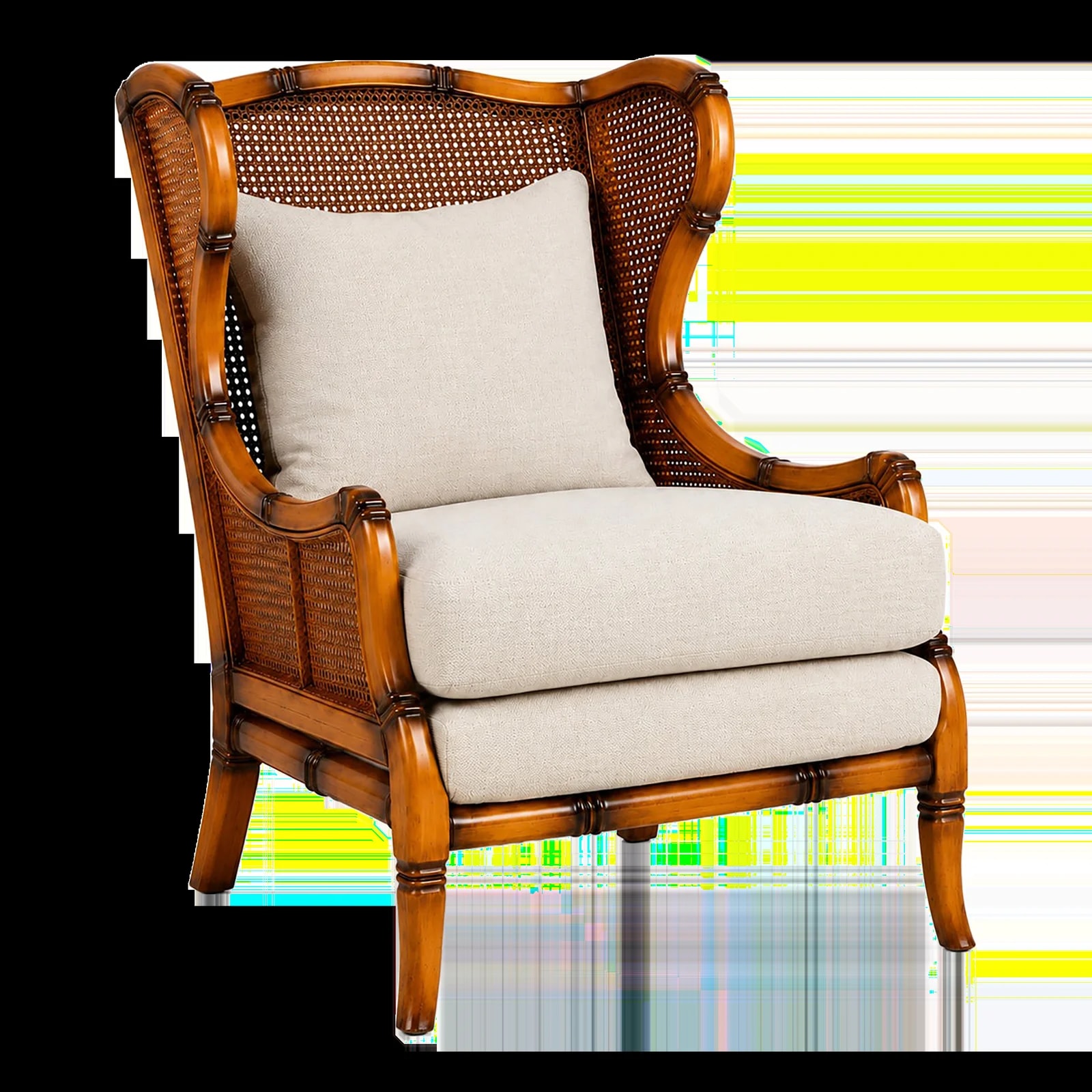Frame — 1970s Cane and Frame Wing — Furniture — resale