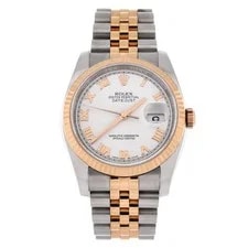 Rolex — Rolex Datejust Automatic Stainless Steel and Rose Gold 36 — Watch — resale