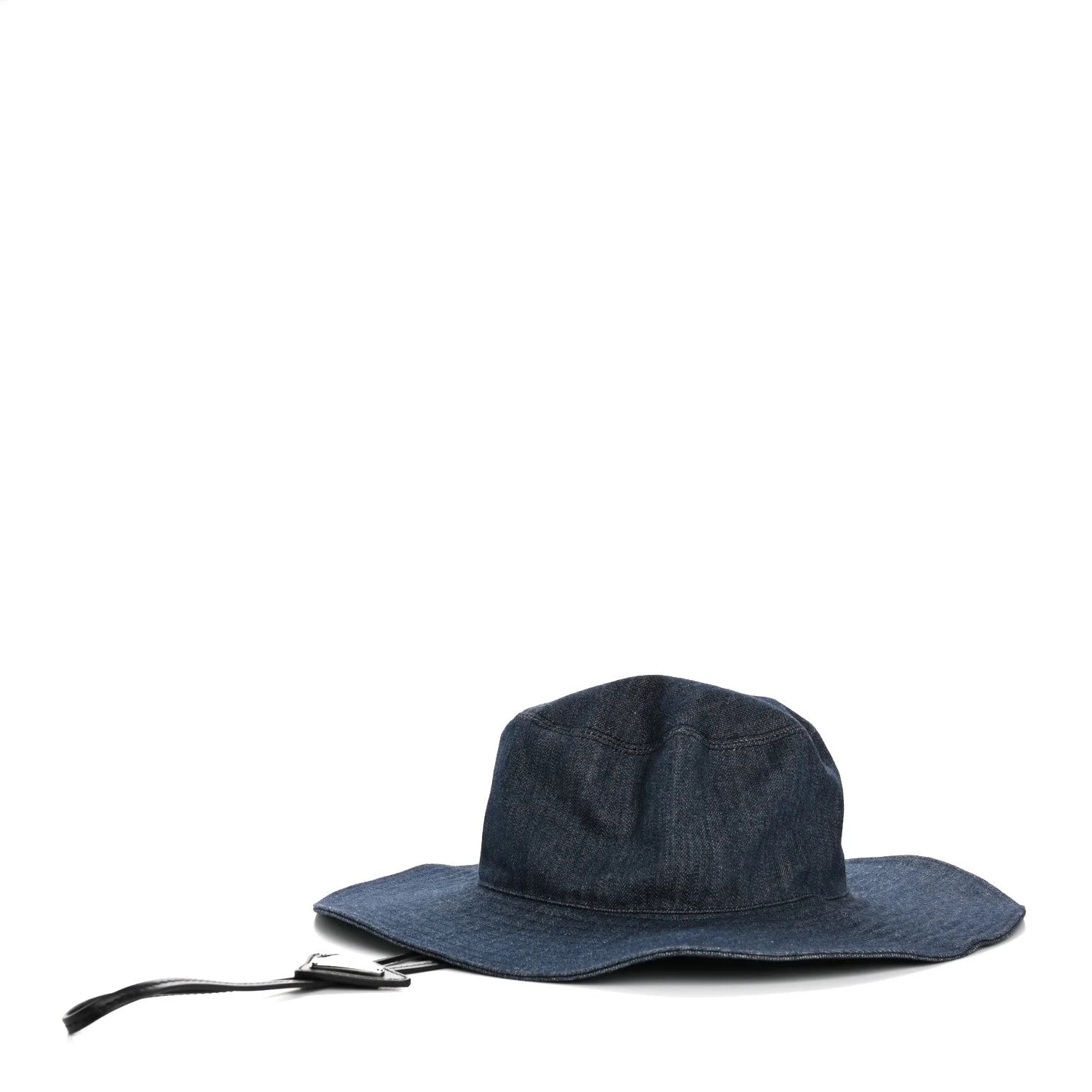 Prada — Triangle Wide Brim Drill Hat M — Accessory — resale