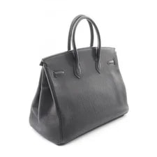 Hermes Birkin 35 Handbag Togo Palladium Plated Hardware 2