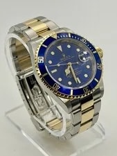 2005 Rolex Submariner Date "Bluesy" 40MM Blue Dial Oyster Bracelet 16613 2