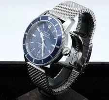 Breitling Superocean Heritage Blue 46mm Stainless *Box + Papers!* A1732016/C734 3