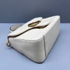 Gucci GG Marmont Small Top Handle Chevron Quilted 3