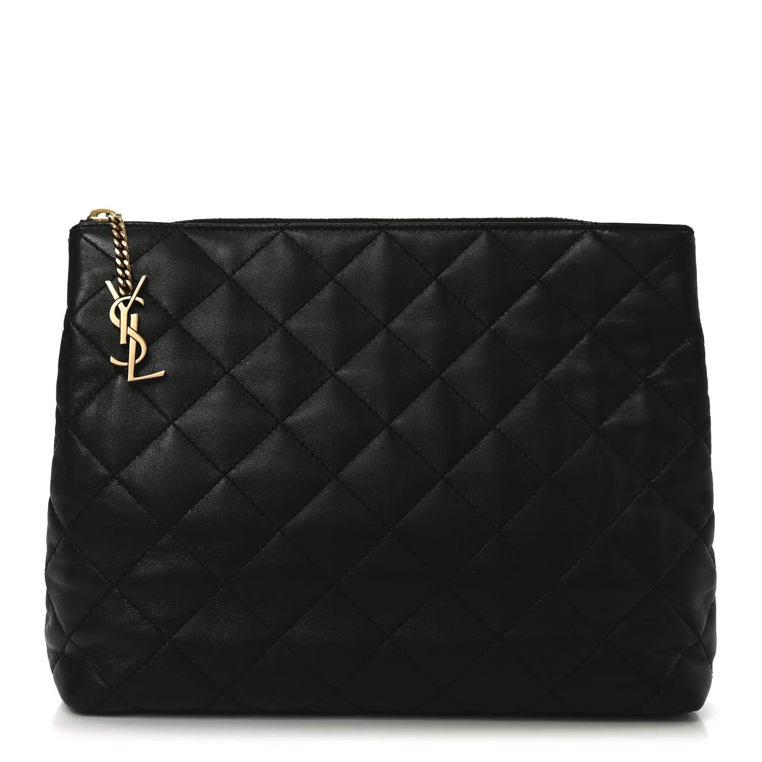 Saint Laurent — Cassandre Large Cosmetic Pouch — Accessory — resale