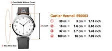 * / Case* Cartier Must de Vendome LM Vermeil 590003 30mm Quartz 2