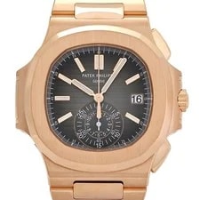 Patek Philippe Nautilus 5980 / 1R-001 K18Rose Gold 40.5mm Black Dial #YKW002 2