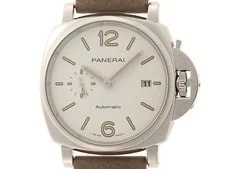 Panerai — Panerai PAM01046 Luminor Due 42MMWatches White Dial Steel/Leather 【472】 — Watch — resale