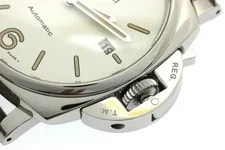 Panerai PAM01046 Luminor Due 42MMWatches White Dial Steel/Leather 【472】 3