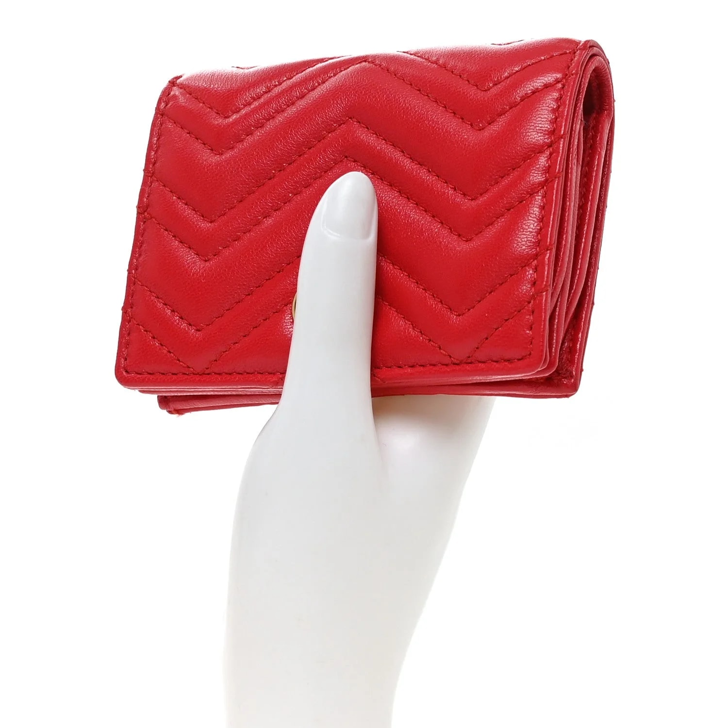 Matelasse GG Marmont Card Case Wallet Bright 2