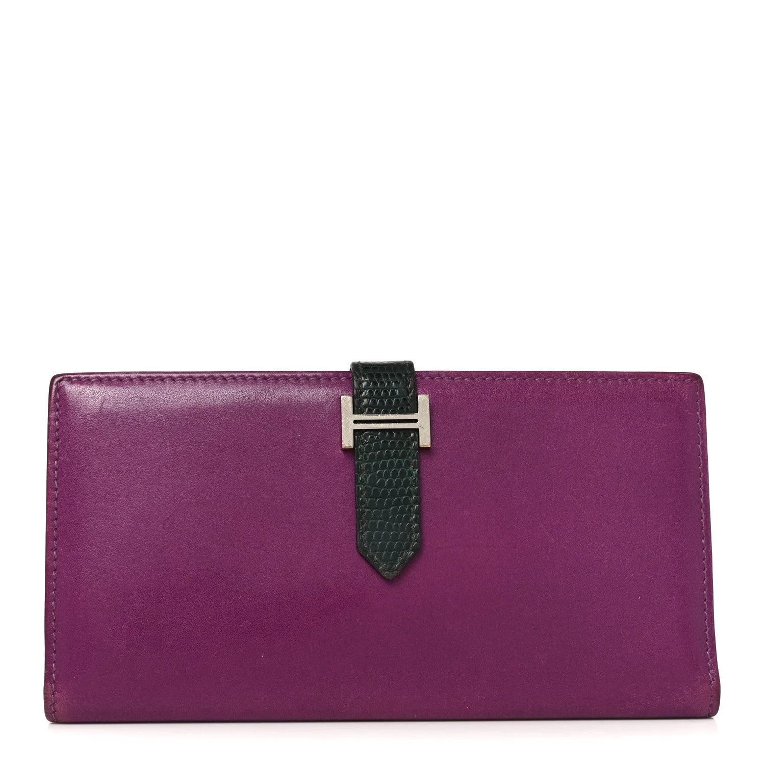 Hermès — Tadelakt Bearn Gusset Wallet Anemone — Accessory — resale