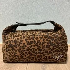 Bottega Veneta — Bottega Veneta Leopard Print Mini Pouch Y2K Archival Piece — Handbag — resale