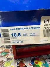 Nike Sb Paul Rodriguez 2 2009 Size 10.5 Prod Dunk Low 4