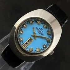 Jaeger LeCoultre Automatic Blue Dial Silver Swiss 2