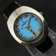 Jaeger LeCoultre Automatic Blue Dial Silver Swiss 3