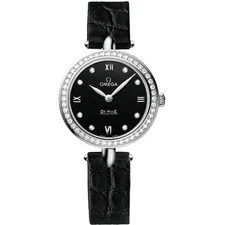 Omega de Ville Prestige Black Dial Quartz 424.18.27.60.51.001 3