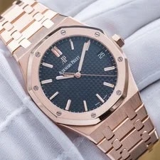 Audemars Piguet — Audemars Piguet Royal Oak Rose Gold Black Dial 41mm - AP 15500OR — Watch — resale