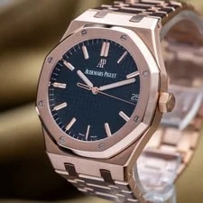 Audemars Piguet Royal Oak Rose Gold Black Dial 41mm - AP 15500OR 4