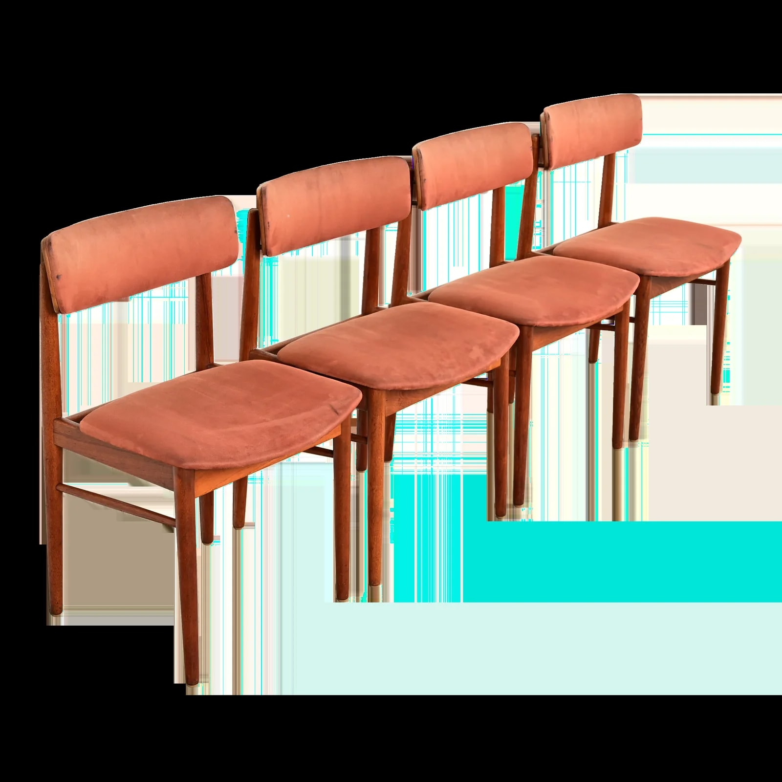 Finn Juhl — Finn Juhl Style Danish Modern Sculpted Dining , Set of Four — Furniture — resale